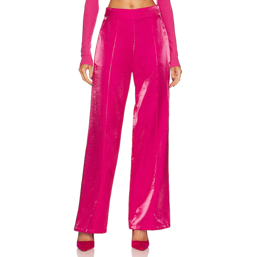 Line & Dot 'Quinn' Red Sheen Pants Size S